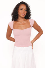 Maura Top - Pale Pink