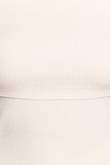 Mavis Off Shoulder Knit Top - Cream