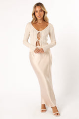 Maya Long Sleeve Top - Cream