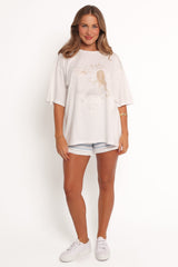 Mia Graphic Tee - Golden Hour