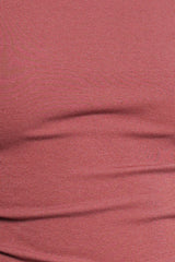 Nissa Long Sleeve Top - Chocolate Cherry