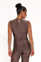 Nissa Lurex Top - Bronze