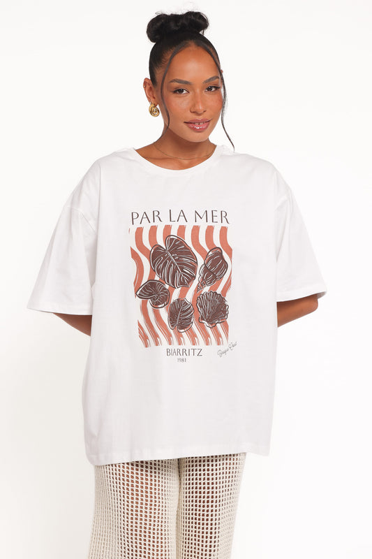 Par La Mer Tee - White