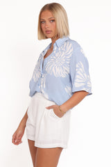 Riva Short Sleeve Shirt - Shell Print