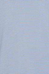 Ruva Long Sleeve Tee - Blue White Stripe