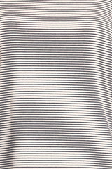 Ruva Long Sleeve Tee - Navy White Stripe