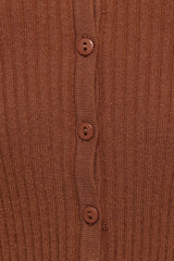 Sakuna Long Sleeve Top - Cognac
