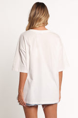 Sammie Graphic Tee - White