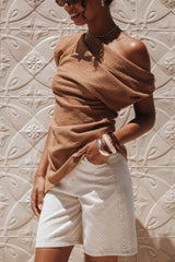 Selma Knit Top - Brown