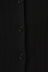 Seraphine Knit Cardigan Top - Black