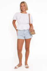 Solstice Top - White