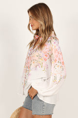 Tiarna Shirt - White Floral