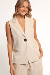 Trula Vest - Oatmeal