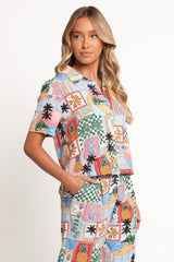 Valeria Shirt - Off White Multi