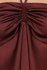 Vita Halter Top - Brown