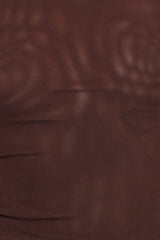 Vivian Mesh Tee - Brown