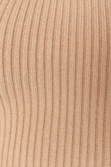 Wells Long Sleeve Knit Top - Taupe