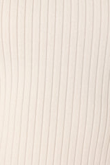 Yara Rib Knit Top - White