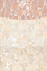 Yonder Sheer Lace Tee Top - Pale Yellow