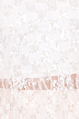 Yonder Sheer Lace Tee Top - White