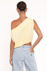 Zara Top - Butter Yellow