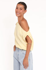 Zara Top - Butter Yellow