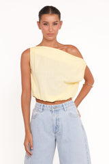 Zara Top - Butter Yellow