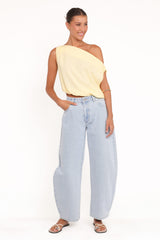 Zara Top - Butter Yellow