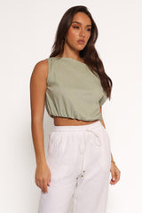Zara Top - Sage Green