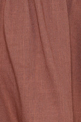 Zephyra Baby Doll Top - Brown