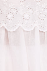 Zera Eyelet Top - White