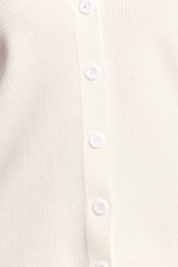 Zocco Long Sleeve Knit Top - Cream